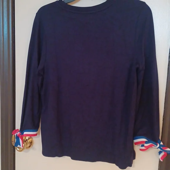 Crown & Ivy 3/4 sleeve top - Picture 2 of 5